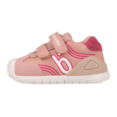 Pantofi copii din piele Biomecanics, Roz - 261130-D193 [3]