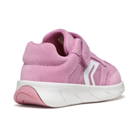Pantofi copii fete din piele Suede Geox Foot-Run, Roz - B661JA_0FU22_C8241 [1]