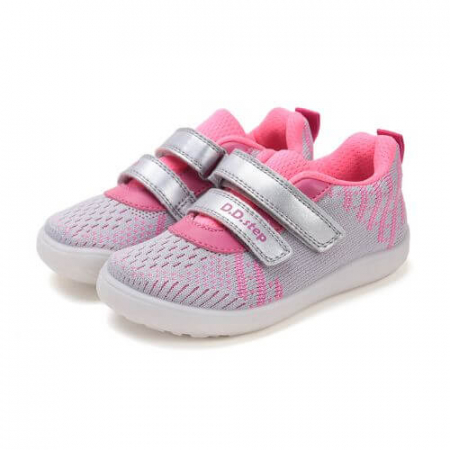 Pantofi copii fete din textil DD Step, Gri - F093-51399E [0]