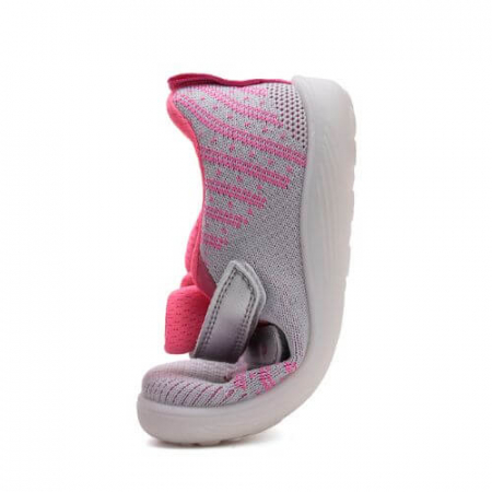 Pantofi copii fete din textil DD Step, Gri - F093-51399E [3]