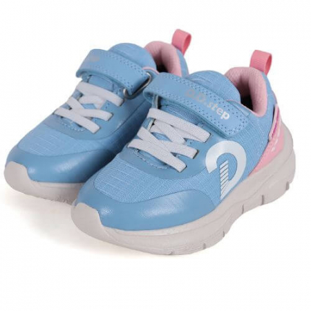 Colectie Primavara - Pantofi copii fete din textil DD Step, Albastru - P092-51815B