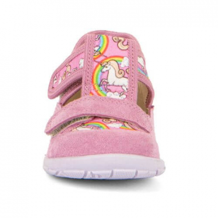 Pantofi copii fete din textil Froddo, Roz - G1700412-8 [3]