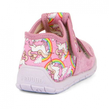 Pantofi copii fete din textil Froddo, Roz - G1700412-8 [4]