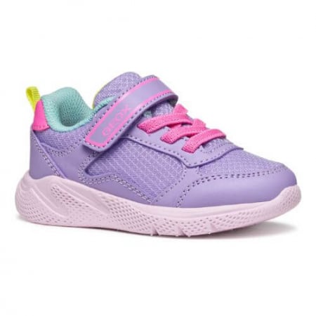 Noua Colectie De Toamna - Pantofi copii fete din textil Geox, Lila - B564TB_0BC14_C8E8L