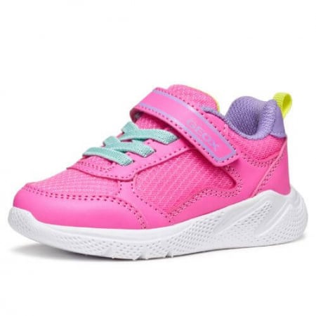 Noua Colectie De Toamna - Pantofi copii fete din textil Geox, Fucsia - B564TB_0BC14_C8L8E