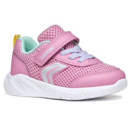 Pantofi copii fete din textil Geox, Roz - B454TD-01454-CE83B [2]