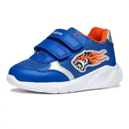 Geox - Pantofi copii baieti din textil Geox, Albastru - B554UB_01454_C0685