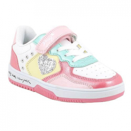 Pantofiori sport fete - Pantofi copii fete din material sintetic Primigi, Multicolor - 7957722