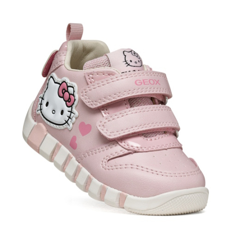 Pantofi fete Geox Iupidoo Hello Kitty, Roz - B6658A_05402_C8004 [3]