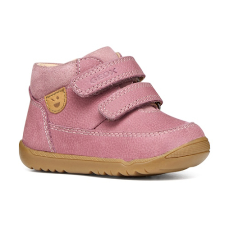 Pantofiori sport fete - Pantofi fete Geox Macchia, Roz - B664PD_03322_C806