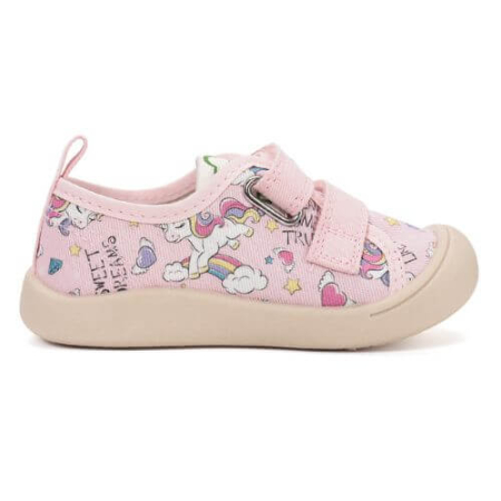 Pantofi copii fete textil DD Step, Roz - C100-61621 [3]