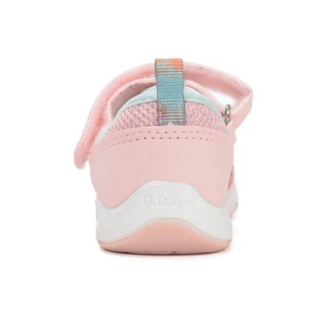 Pantofi decupati copii fete din textil DD Step, Roz - F065-61331F [5]