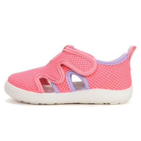 Pantofiori sport fete - Pantofi decupati copii fete din textil DD Step, Roz - G093-61211C