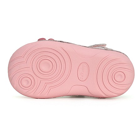 Pantofi copii fete din piele DD Step, Argintiu - H015-41298 [4]