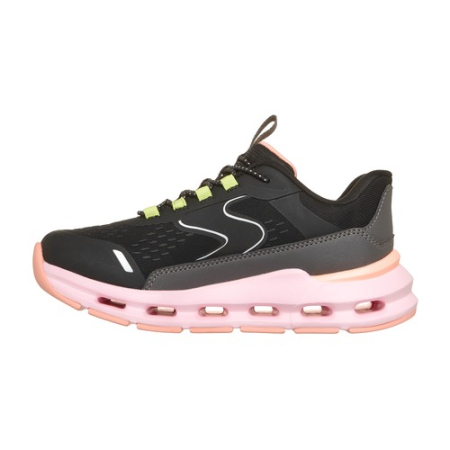 Pantofi fete Skechers Glide Step Slip-ins, Negru/Roz - 303654L-BKMT [1]