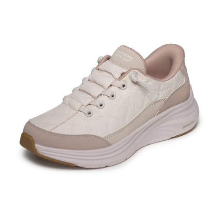 Pantofi fete Skechers Contour Foam Slip-ins, Crem/Bej - 303949L-NTTP [5]