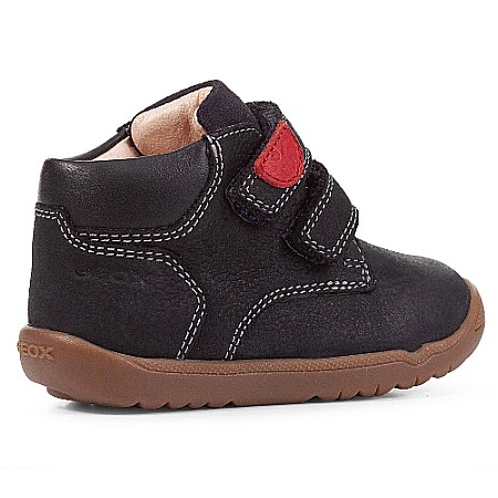 Ghete copii baieti din piele Geox, Albastru - B164NC_03285_C4002 [4]
