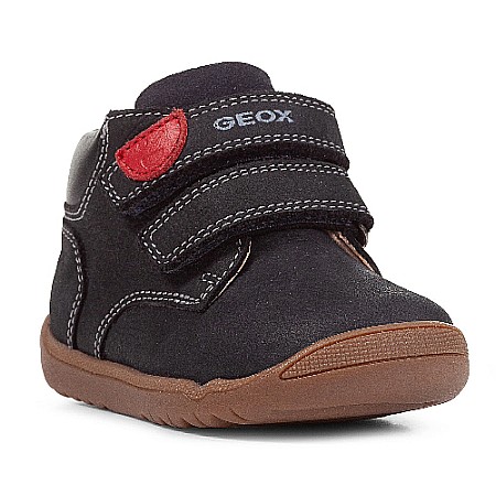 Ghete Baieti - Ghete copii baieti din piele Geox, Albastru - B164NC_03285_C4002