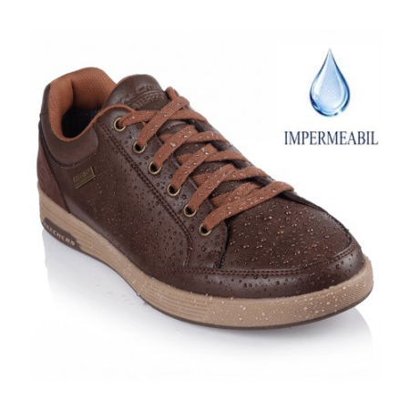 Lichidare de stoc - Pantofi Skechers Impermeabili Cavell Sparkman, Maro - 210944