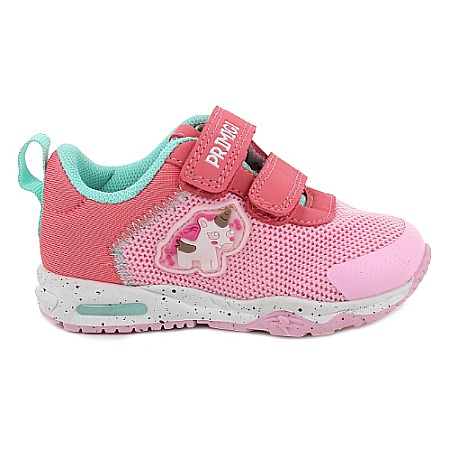 Pantofi copii fete cu LED din textil Primigi, Roz - 7950500 [1]