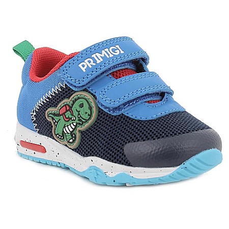 Pantofi copii baieti cu LED din textil Primigi, Albastru - 5948511 [0]