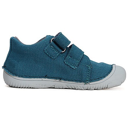 Pantofi copii baieti Barefoot din canvas DD Step, Albastru - C073-41900 [2]