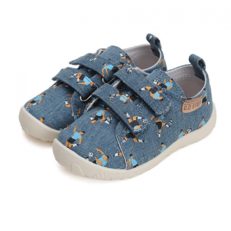 Pantofi copii baieti din canvas DD Step, Albastru - CSB-41907B [0]
