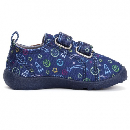 Pantofi copii baieti din canvas DD Step, Albastru - C086-42209 [4]
