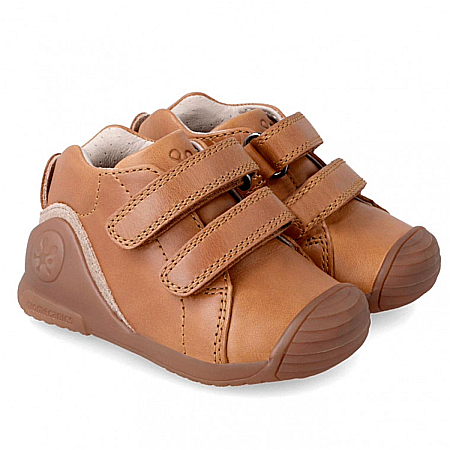 Pantofi copii baieti din piele Biomecanics, Maro - 231120-B [0]