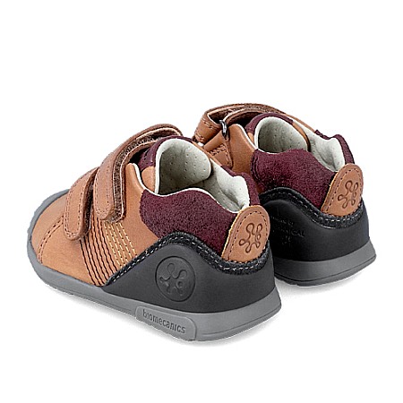 Pantofi copii baieti din piele Biomecanics, Maro - 231122-B [3]