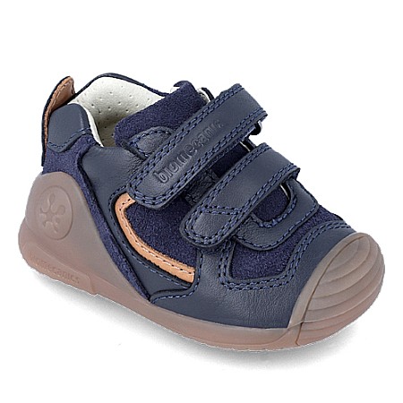 Pantofi copii baieti din piele Biomecanics, Albastru - 231123-A [1]