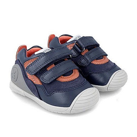 Pantofi copii baieti din piele Biomecanics, Albastru - 231126-A [0]