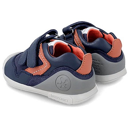 Pantofi copii baieti din piele Biomecanics, Albastru - 231126-A [4]