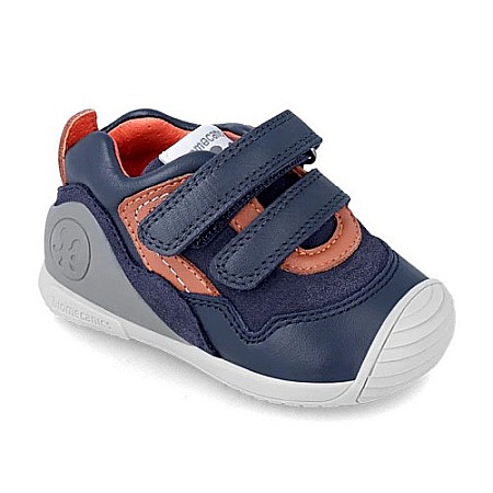 Pantofi copii baieti din piele Biomecanics, Albastru - 231126-A [1]