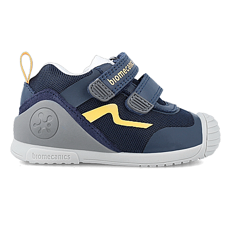 Pantofi copii baieti din textil Biomecanics, Albastru - 231142-A [2]