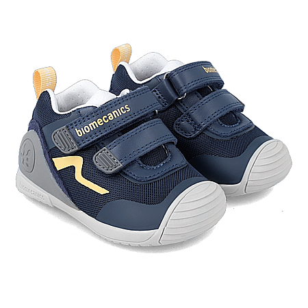 Pantofi copii baieti din textil Biomecanics, Albastru - 231142-A [0]