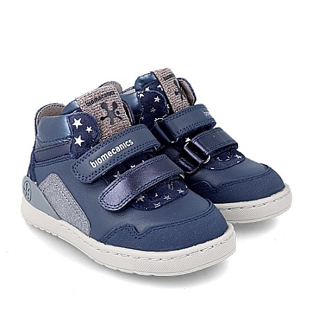 Promotii Pantofi Sport Fete - Pantofi copii fete din piele Biomecanics, Albastru - 231203-A