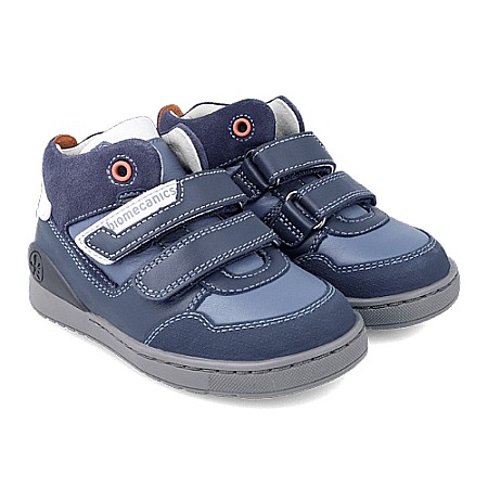 Pantofi copii baieti din piele Biomecanics, Albastru - 231225-A [0]