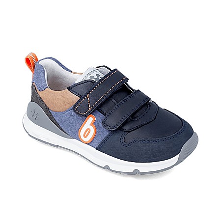 Pantofi copii baieti din piele Biomecanics, Albastru - 231240-A [1]