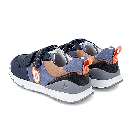 Pantofi copii baieti din piele Biomecanics, Albastru - 231240-A [3]