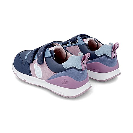 Pantofi copii fete din piele Biomecanics, Albastru - 231240-B [3]