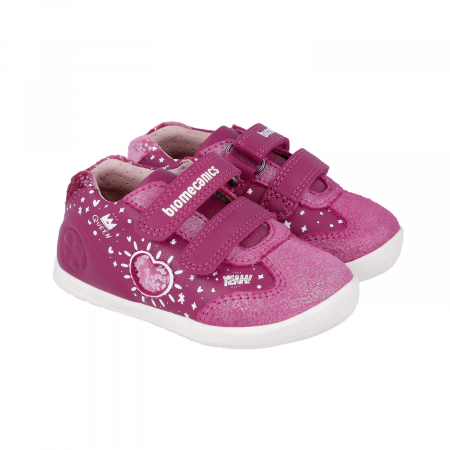 Pantofiori sport fete - Pantofi sport din piele Biomecanics 241163-C201