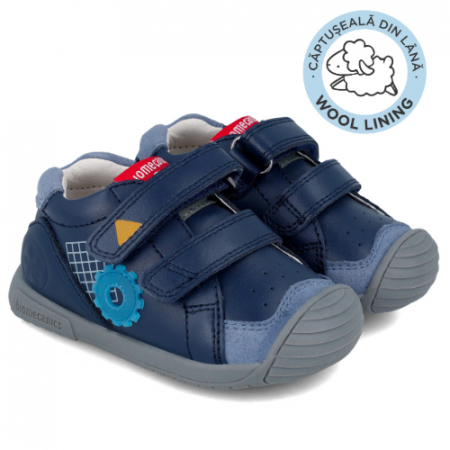 Pantofi sport din piele cu blanita 241128-A183FB [0]