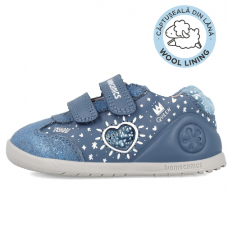 Pantofi sport din piele cu blanita 241163-A556FB [2]