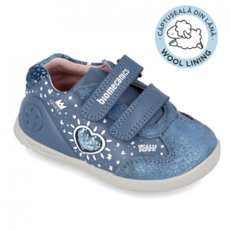 Pantofi sport din piele cu blanita 241163-A556FB [3]