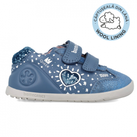 Pantofi sport din piele cu blanita 241163-A556FB [1]