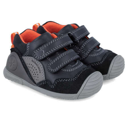 Promotii Ghete Baieti - Pantofi sport din piele cu blanita 241120-A054FB