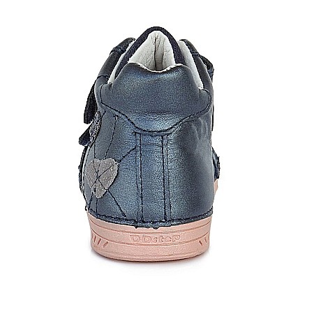 Pantofi copii fete din piele DD Step, Albastru - A040-81 [3]