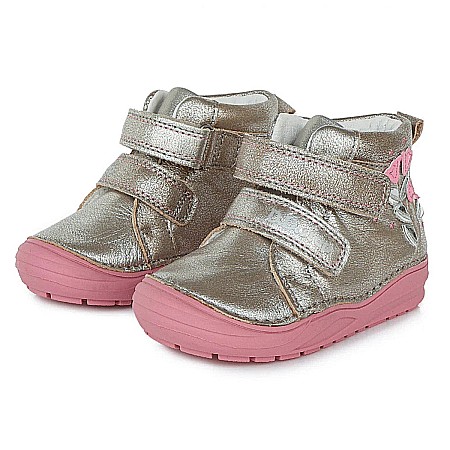 Pantofi copii fete din piele DD Step, Argintiu - A071-310 [0]