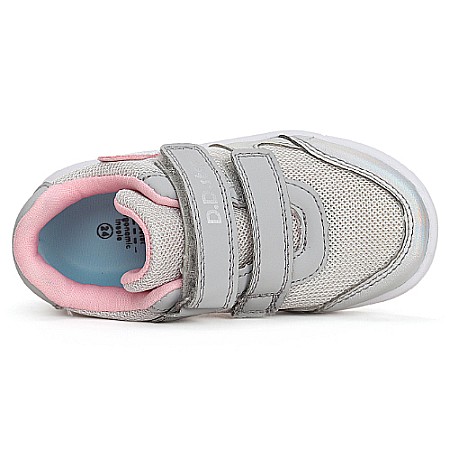 Pantofi copii fete textil DD Step, Argintiu - F083-41857A [1]